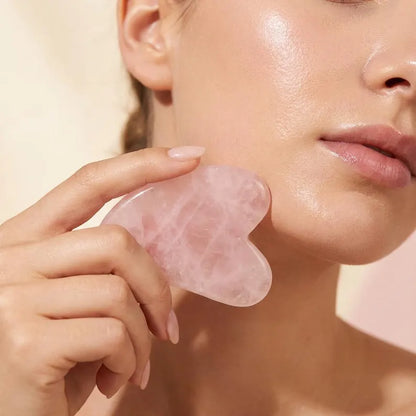 Moor Spa Rose Quartz Gua Sha Stone