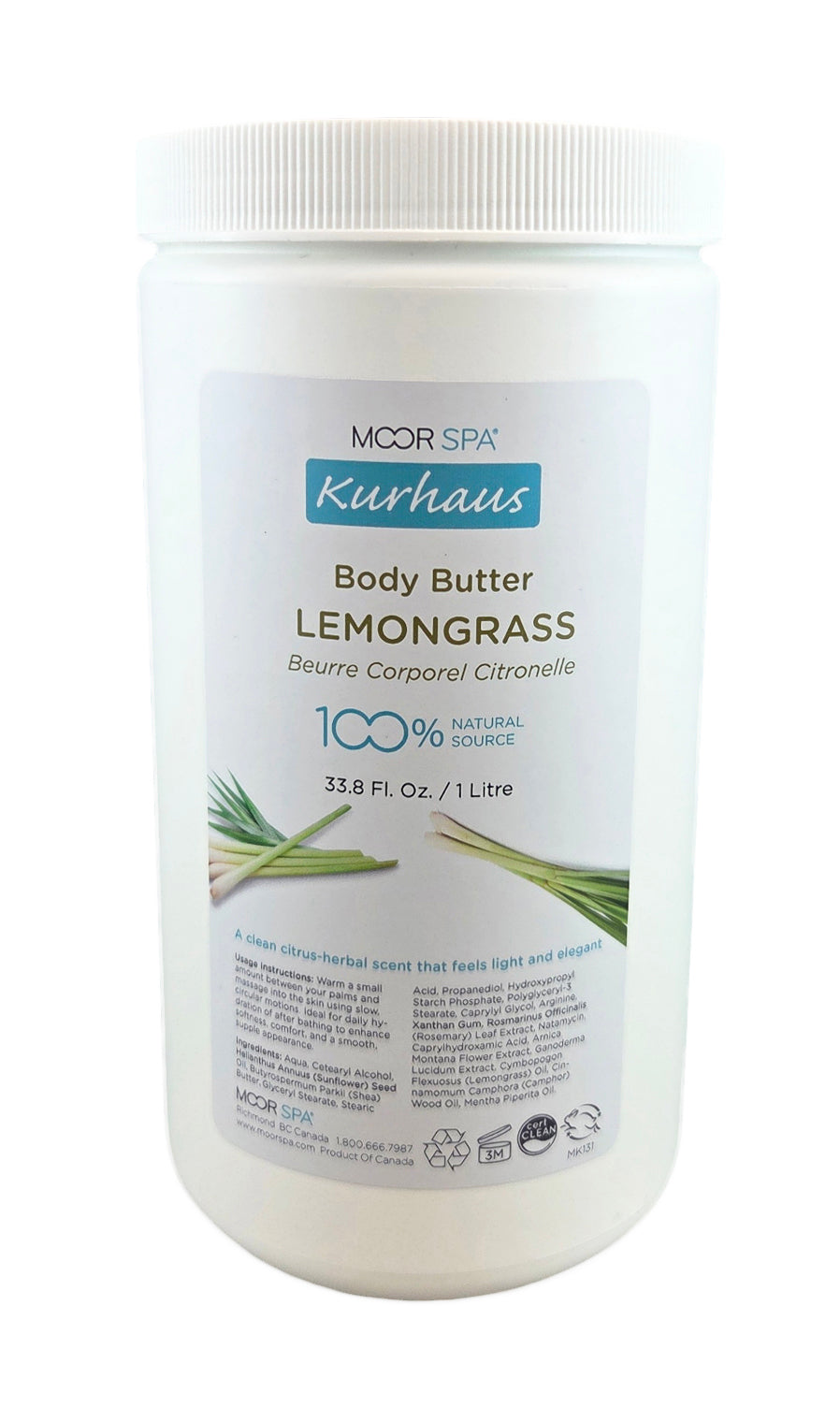 Kurhaus Body Butter, Lemongrass
