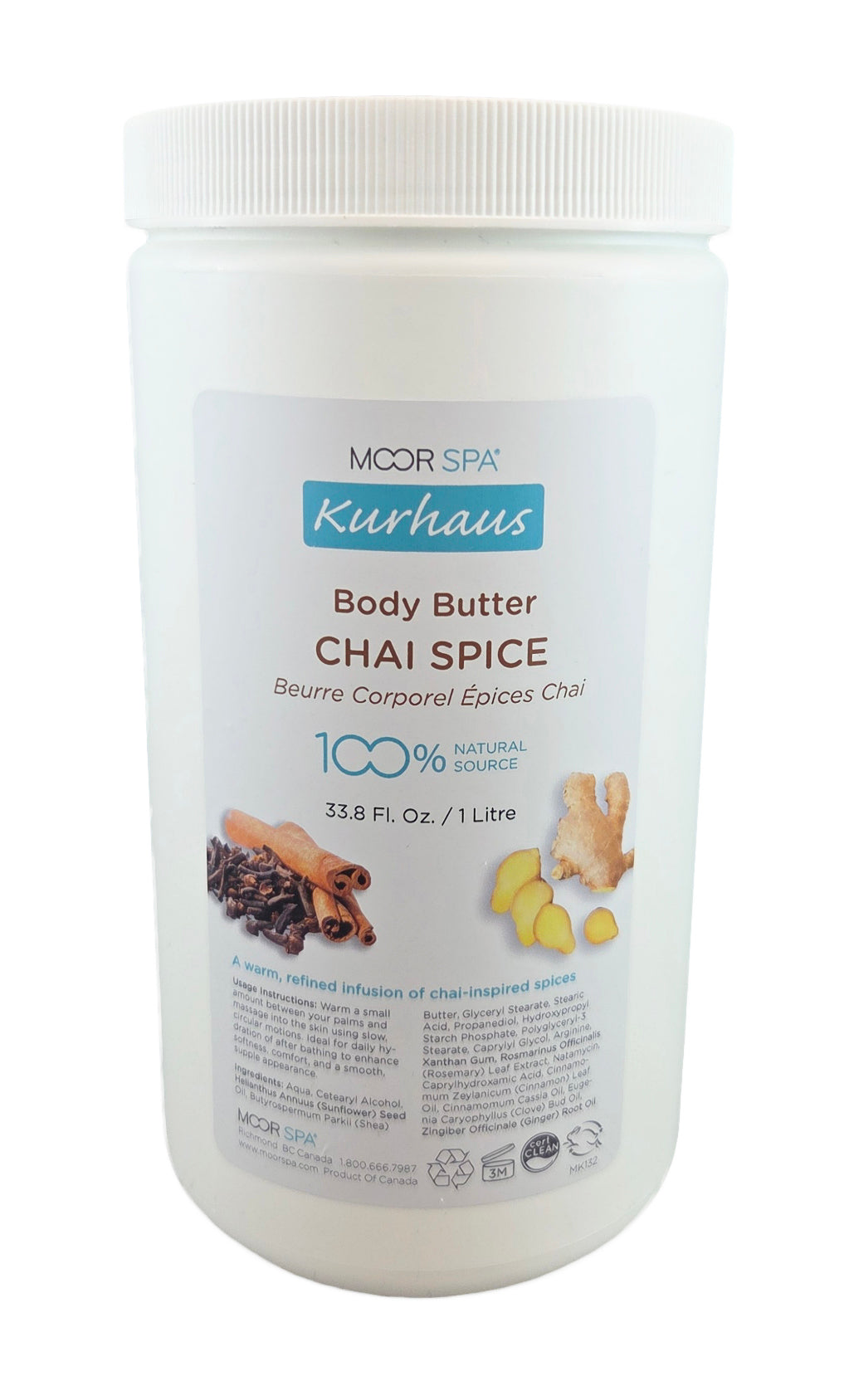 Kurhaus Body Butter, Chai Spice