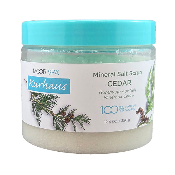 Kurhaus Mineral Salt Scrub, Cedar