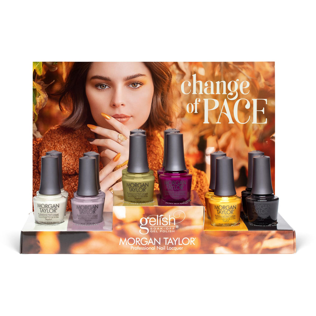 Morgan Taylor Change of Pace Collection Display, 12 pc