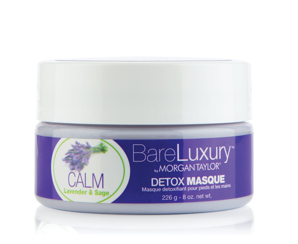 BareLuxury by Morgan Taylor, Detox Masque, Calm Lavender & Sage, 8 oz