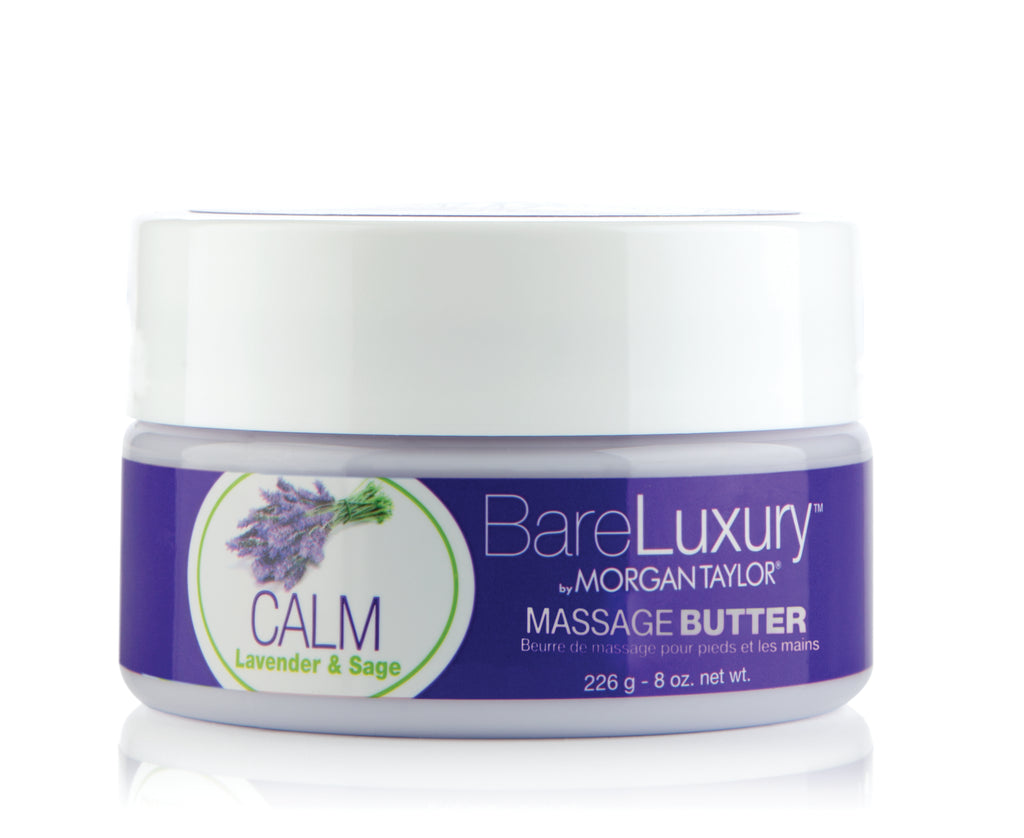 BareLuxury by Morgan Taylor, Massage Butter, Calm Lavender & Sage, 8 oz
