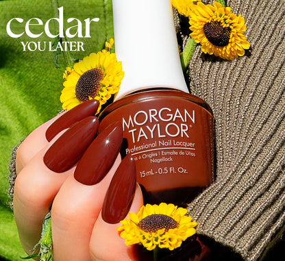 Morgan Taylor Lacquer, Cedar You Later, 0.5 fl oz
