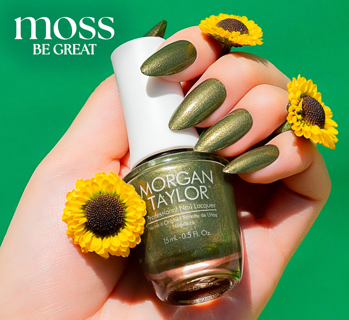 Morgan Taylor Lacquer, Moss Be Great, 0.5 fl oz