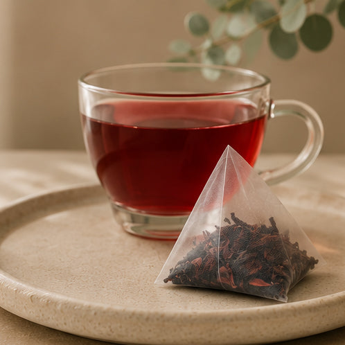 Spa Moments, Organic Herbal Tea, Cranberry Hibiscus, 100 ct