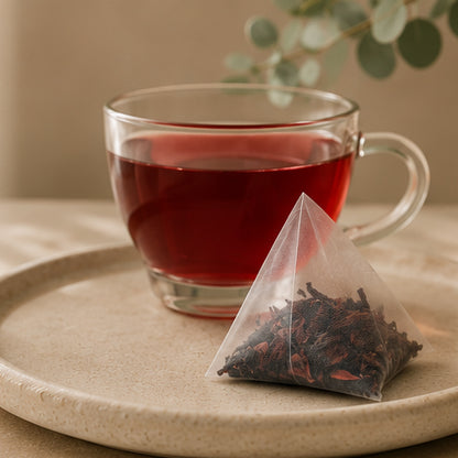 Spa Moments, Organic Herbal Tea, Cranberry Hibiscus, 100 ct