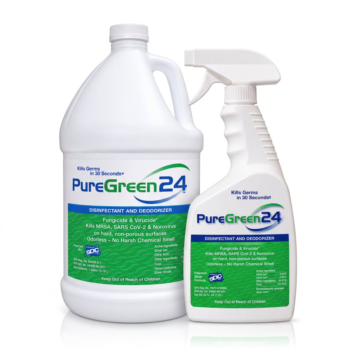 PureGreen24 Ready to Use Disinfectant and Deodorizer