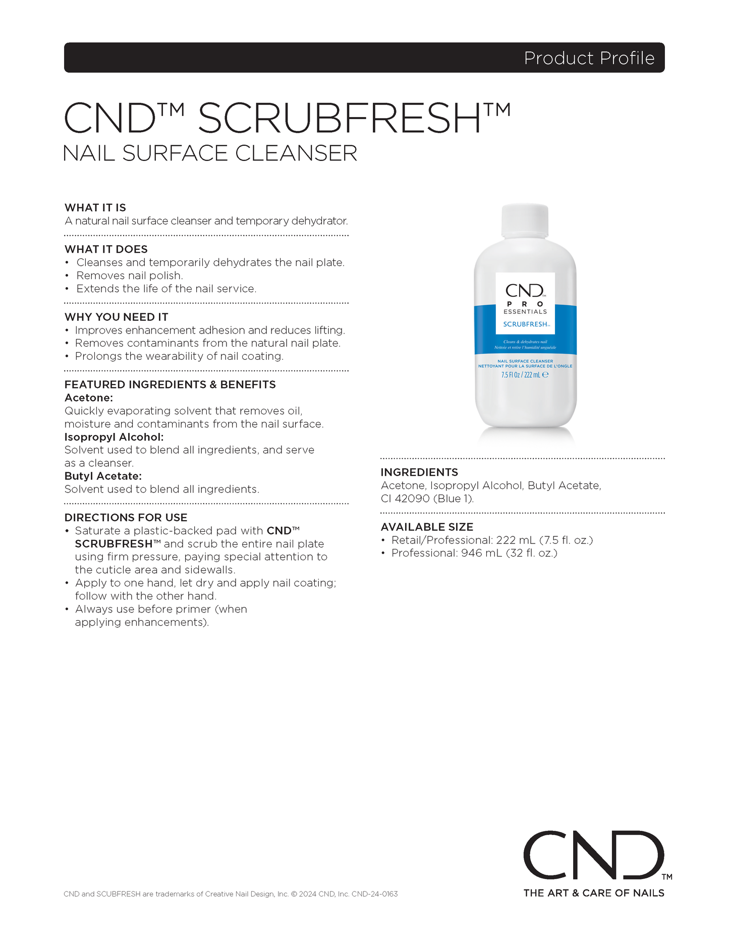 CND Essentials, Scrubfresh