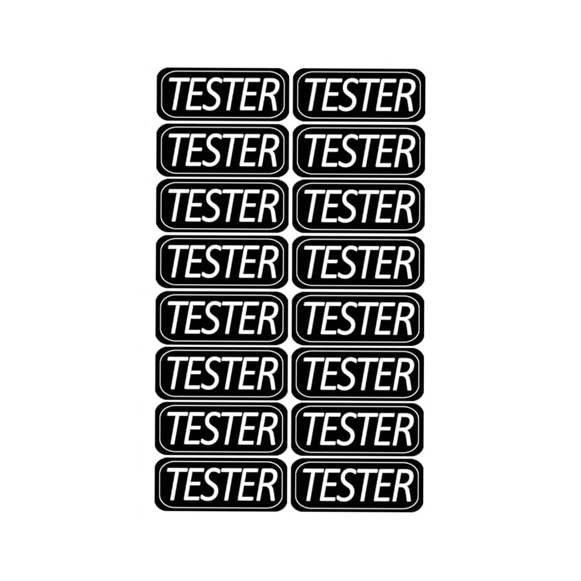 Tester Sticker, Black, 20 ct – Universal Companies