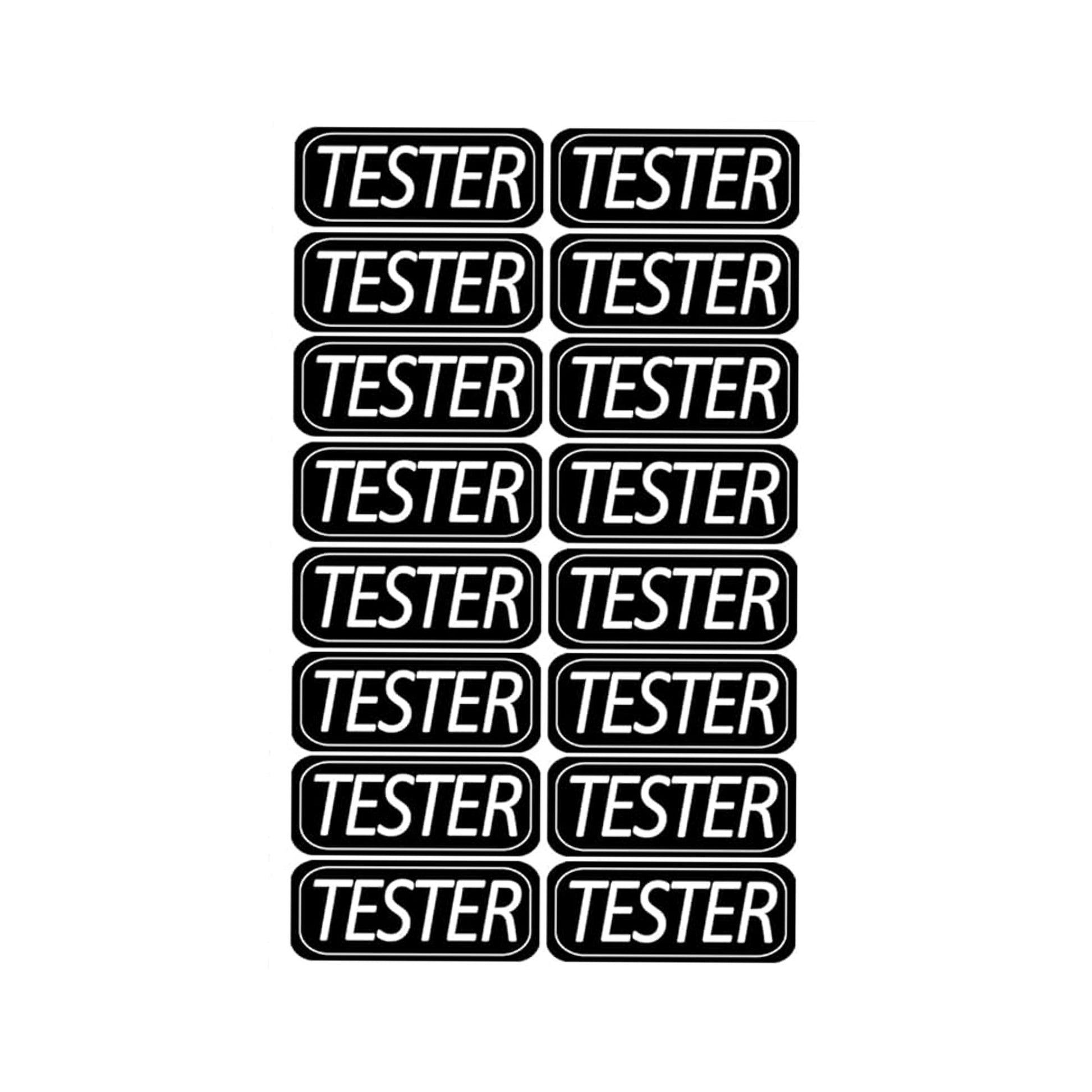 Tester Sticker, Black, 20 ct – Universal Companies