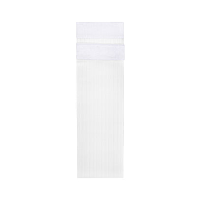 Elastic Headbands with Velcro Closure, White, 48 ct