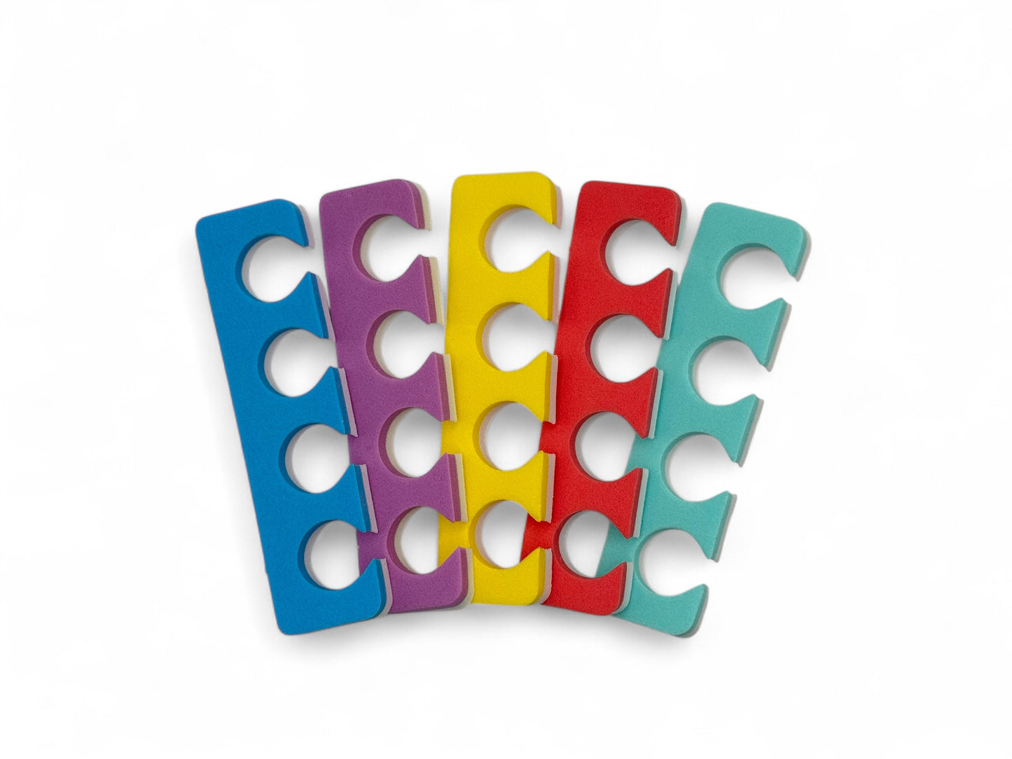 Toe Separators, Assorted, Two Toned, 120 pair