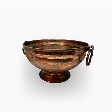 Image of Shirodhara Copper Pot & Oil Collecting Pot Set