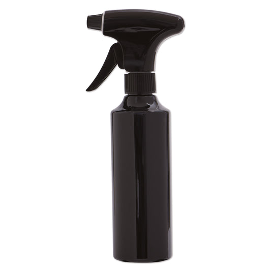 Continuous Mist Spray Bottle, Black, 12 oz.