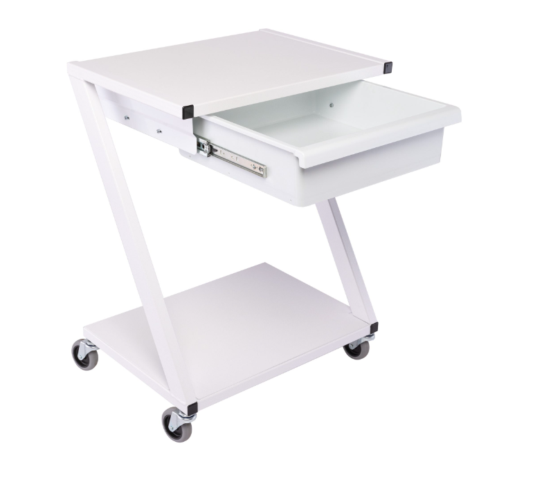 Heavy Duty Steel Cart, White