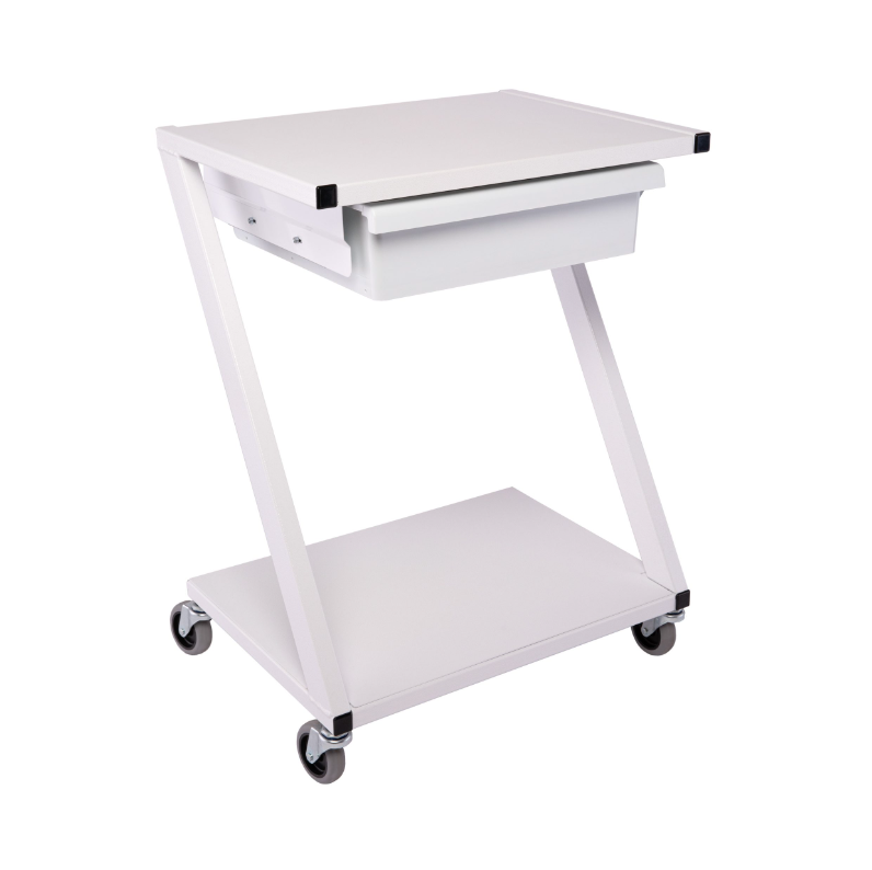 Heavy Duty Steel Cart, White