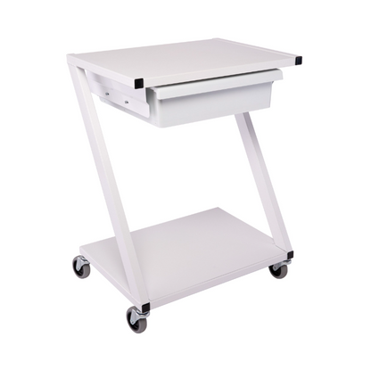 Heavy Duty Steel Cart, White