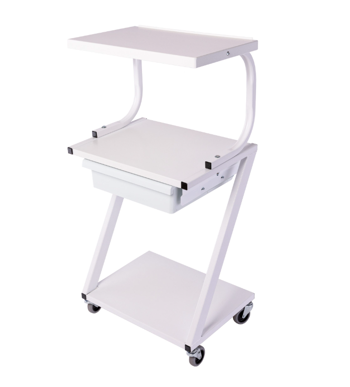 Heavy Duty Steel Cart, White