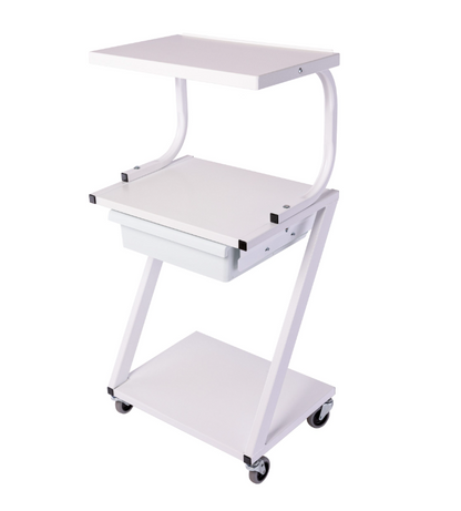 Heavy Duty Steel Cart, White