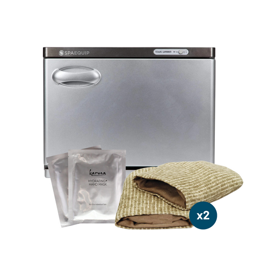 Karuna Hand Treatment Bundle with Hand Mitts & Towel Cabi