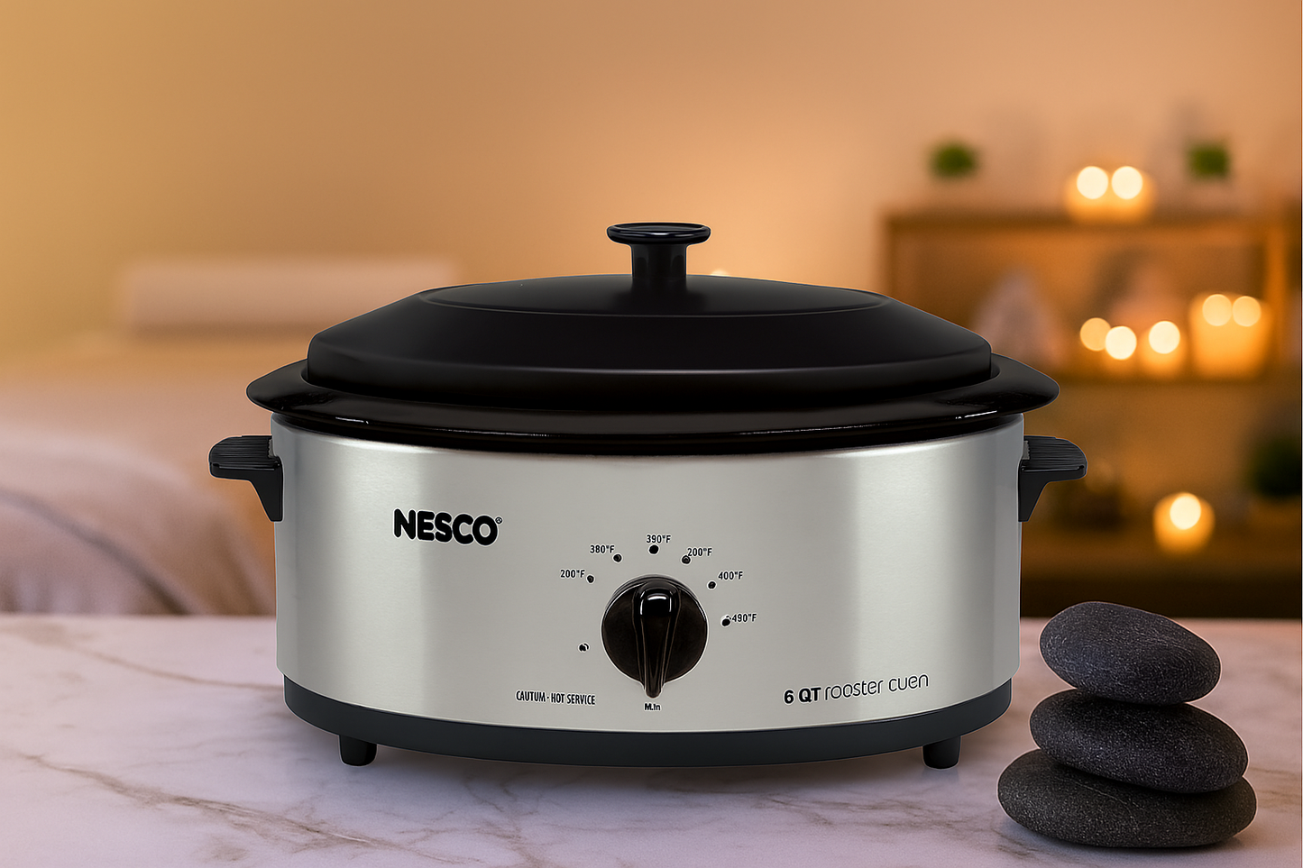 Professional Analog Massage Stone Heater, 6 quart