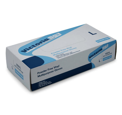 Clear Vinyl Powder Free Gloves, 100 ct