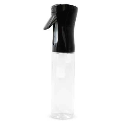 Colortrak Continuous Mist Spray Bottle, Black/Clear, 12 oz