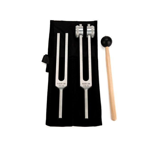 Zen Heart Resonance Tuning Forks, Set of 2