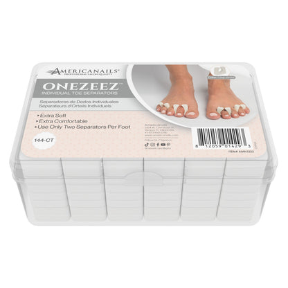 Onezeez Individual Toe Separators, 144ct