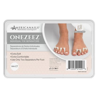 Onezeez Individual Toe Separators, 144ct