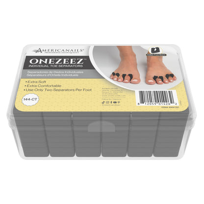 Onezeez Individual Toe Separators, 144ct