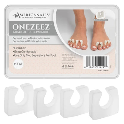 Onezeez Individual Toe Separators, 144ct