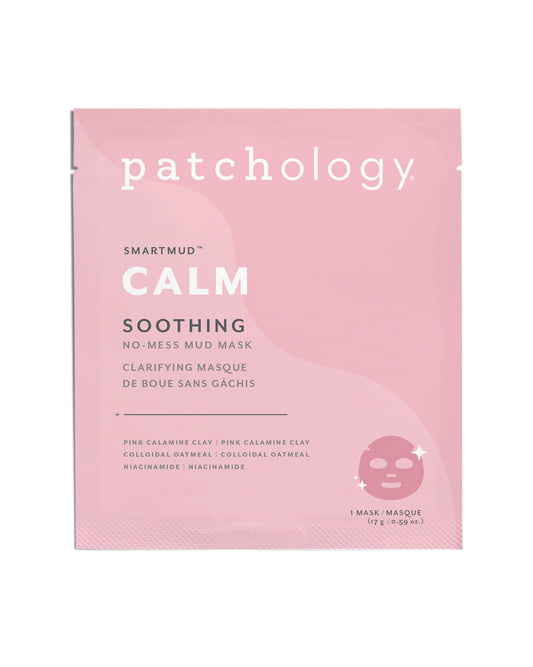 Patchology SmartMud Calm Soothing No-Mess Mud Mask, 1 ct