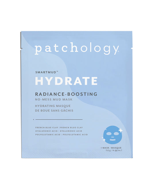 Patchology SmartMud Hydrate Radiance-Boosting No-Mess Mud Mask, 1 ct