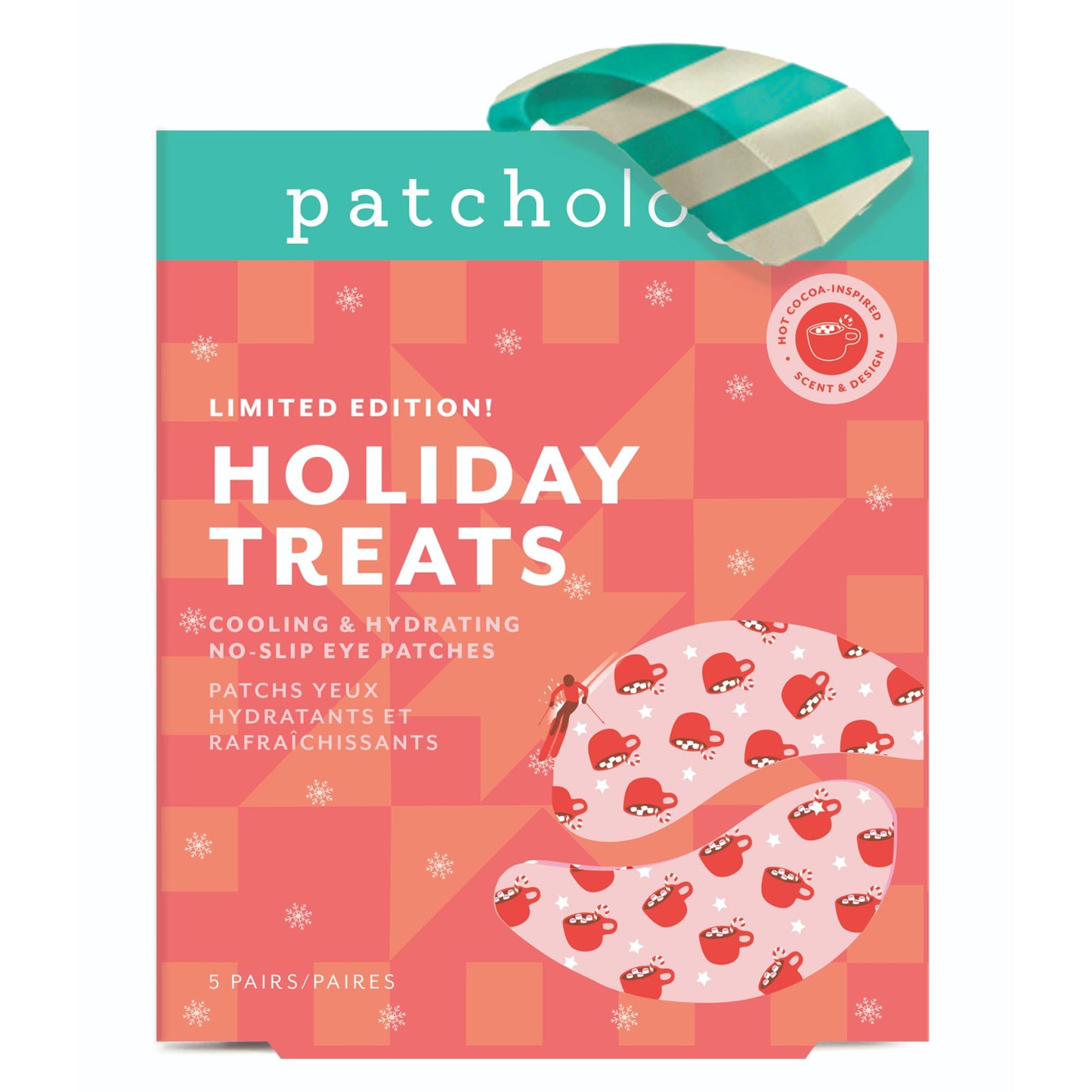 Patchology Holiday Treats, Cooling & Hydrating No-Slip Eye Patches