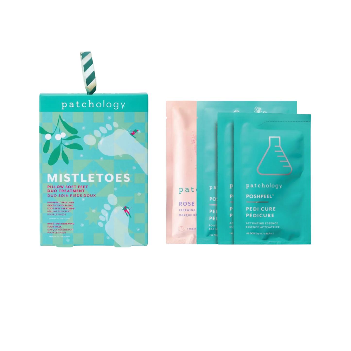 Patchology Mistletoes, Pillow-Soft Feet Duo Treatment