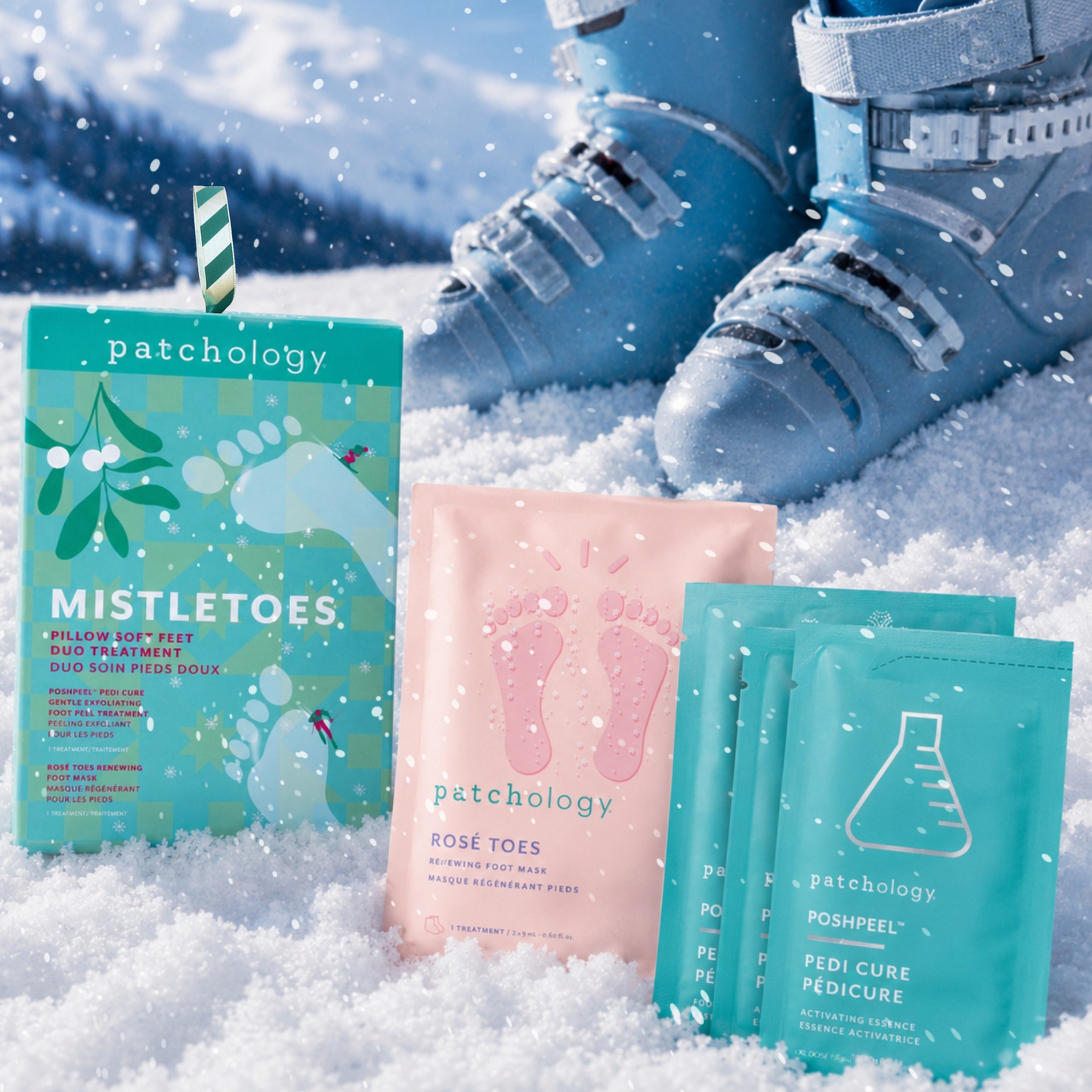 Patchology Mistletoes, Pillow-Soft Feet Duo Treatment
