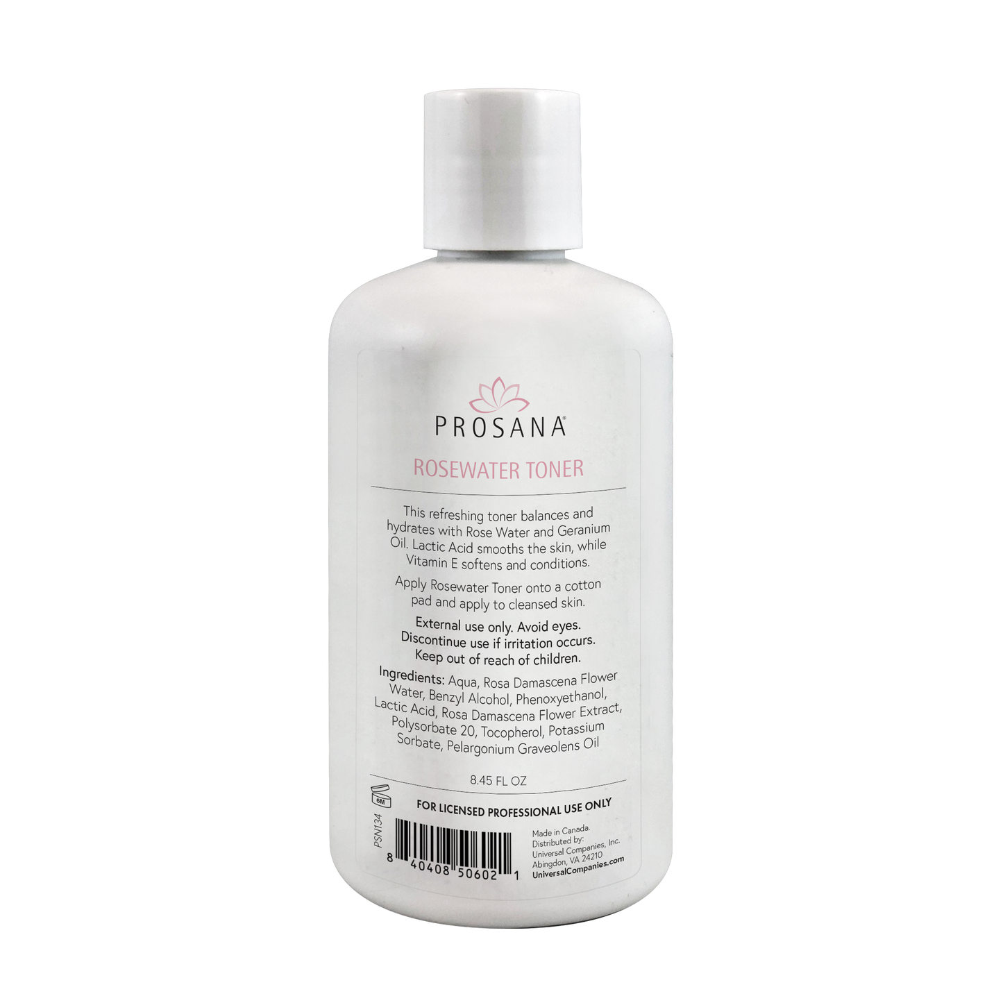 Prosana Rosewater Toner
