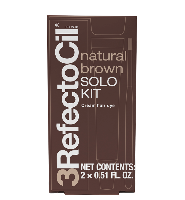 RefectoCil Solo Kit, Natural Brown