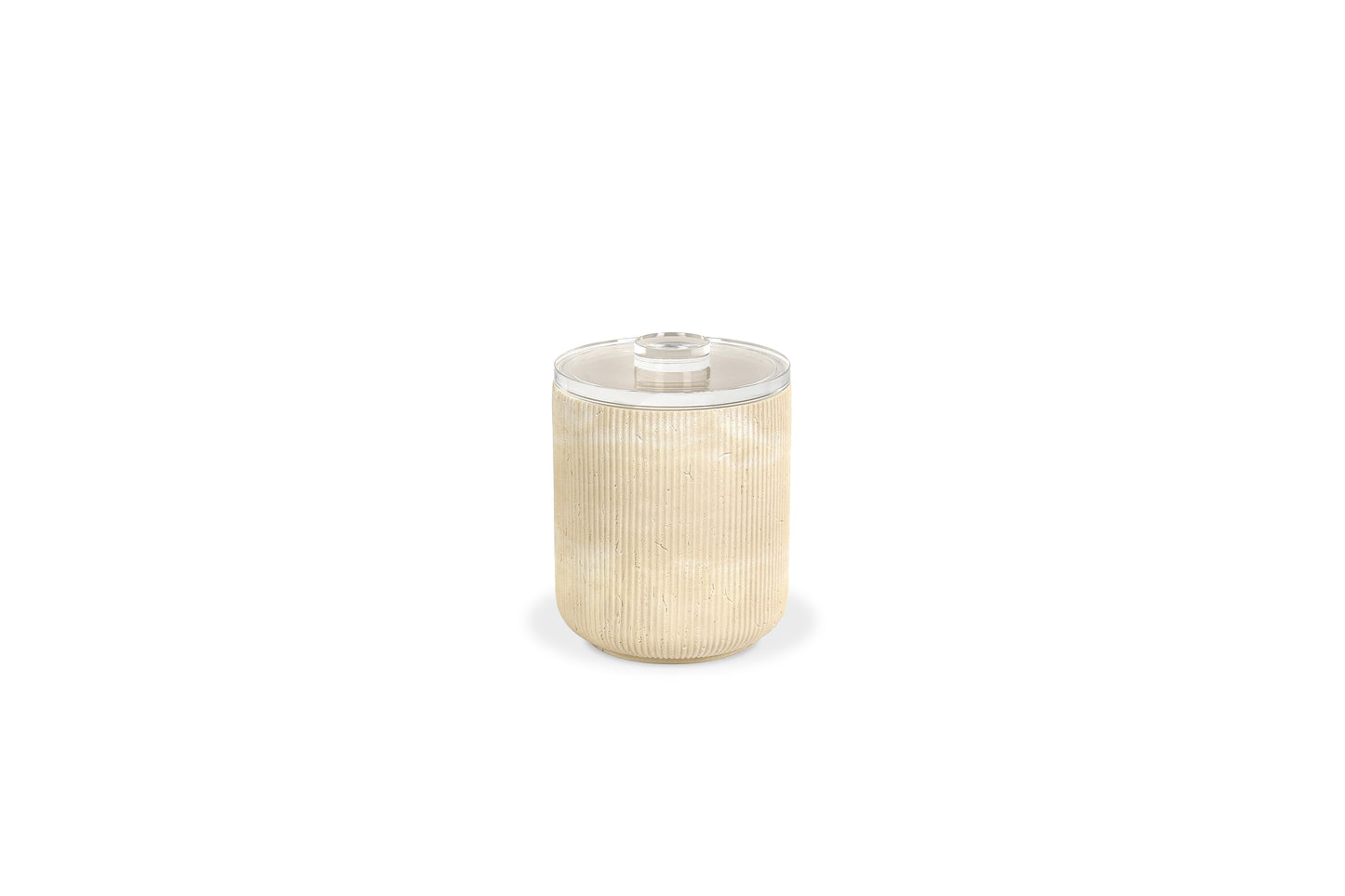 FOH Casablanca 2 Quart Round Ice Bucket with Lid, 4 ct