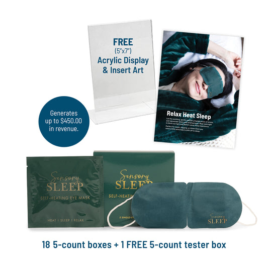 Sensory Sleep Self-Heating Eye Mask Retailer Success Kit