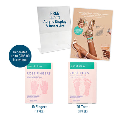 Patchology Serve Chilled Rosé Fingers & Toes Retailer Success Kit