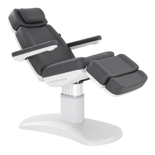 Silverfox Pedestal Lift Facial Chair, Dark Grey