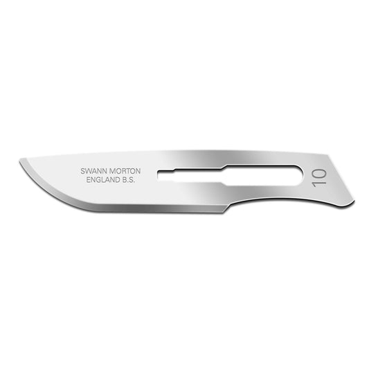 Swann-Morton Stainless Steel Dermaplaning Blade, Size 10