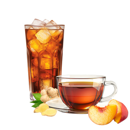Spa Moments, Organic Black Tea, Ginger Peach, 100 ct