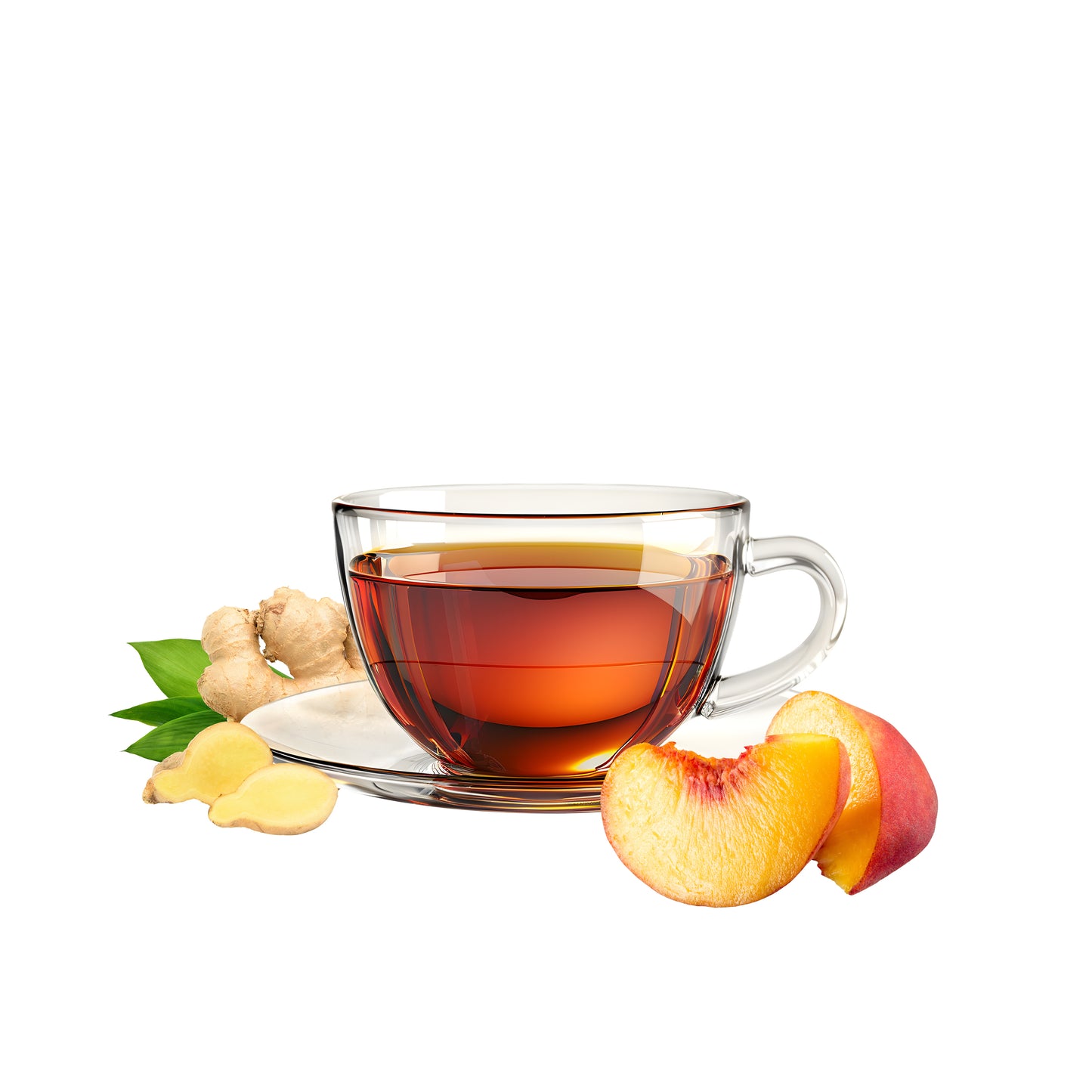 Spa Moments, Organic Black Tea, Ginger Peach, 100 ct