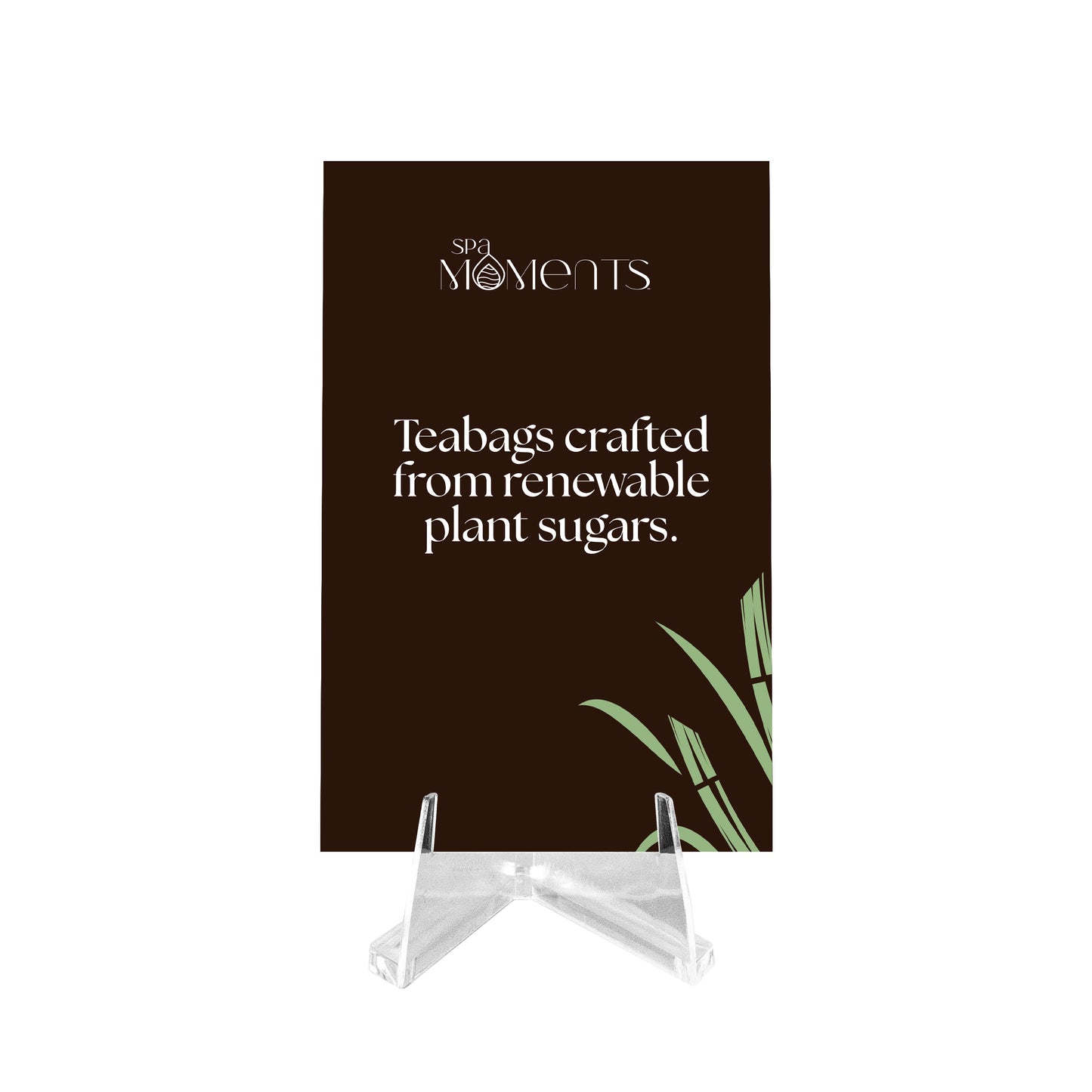 Spa Moments Tea Service Signage, Set of 6