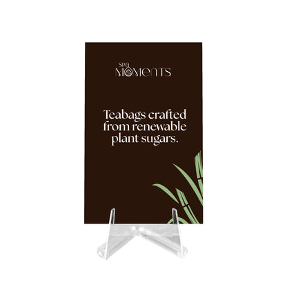 Spa Moments Tea Service Signage, Set of 6
