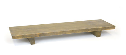 FOH Asheville 30"x8" Footed Tray, Cider,  2 ct